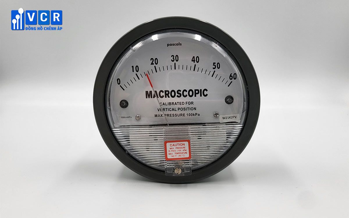Đồng hồ đo chênh áp phòng sạch