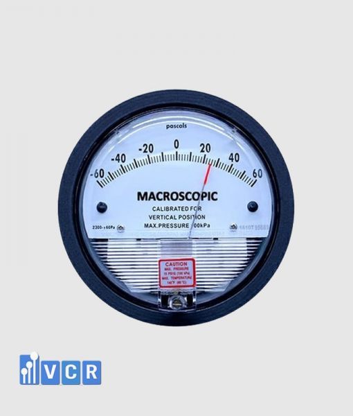 Đồng hồ chênh áp -60-60Pa được sử dụng trong các phòng sạch yêu cầu áp suất âm so với môi trường bên ngoài. Là dải đo áp âm được rất nhiều phòng sạch áp âm lựa chọn sử dụng.