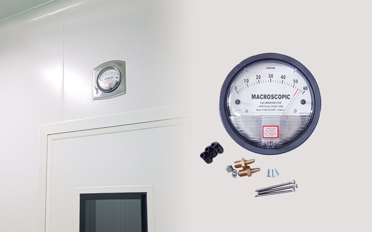 The Structure of Differential Pressure Gauge Cleanroom