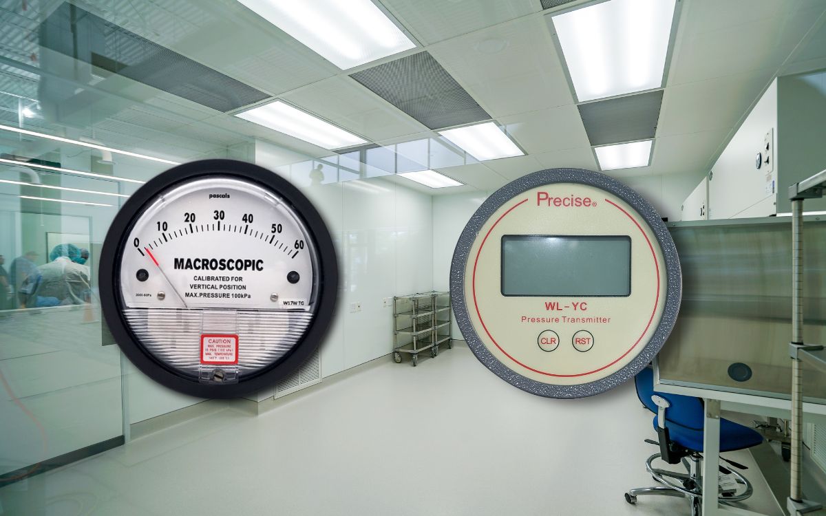 Đồng hồ chênh áp có cần thiết trong phòng sạch ISO 7?