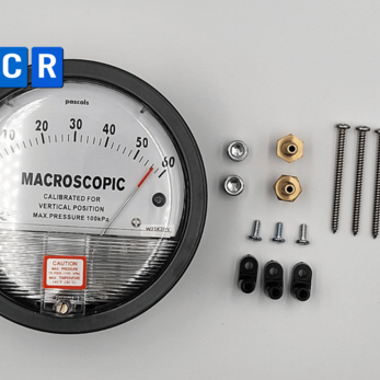 Đồng hồ đo chênh lệch áp suất Macroscopic 0–60 Pa
