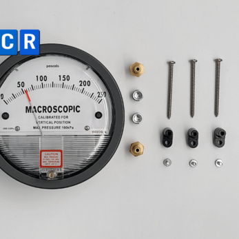 Đồng hồ đo chênh lệch áp suất Macroscopic 0–250 Pa
