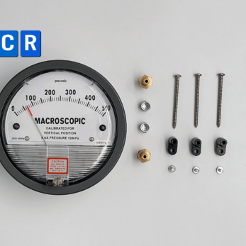 Đồng hồ đo chênh lệch áp suất Macroscopic 0–500 Pa