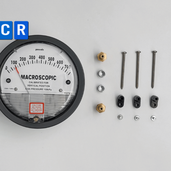 Đồng hồ đo chênh lệch áp suất Macroscopic 0–750 Pa
