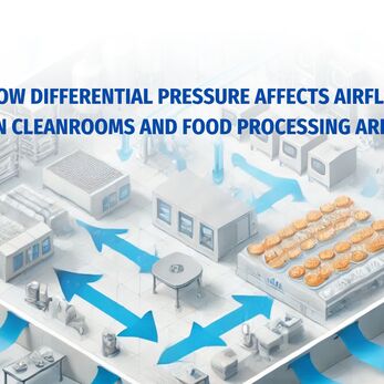 How Differential Pressure Affects Airflow in Cleanrooms and Food Processing Areas