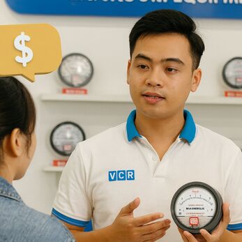 Bảng giá mới nhất của Đồng hồ chênh áp dùng trong nhà máy Mỹ phẩm