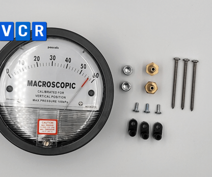 Đồng hồ đo chênh lệch áp suất Macroscopic 0–60 Pa
