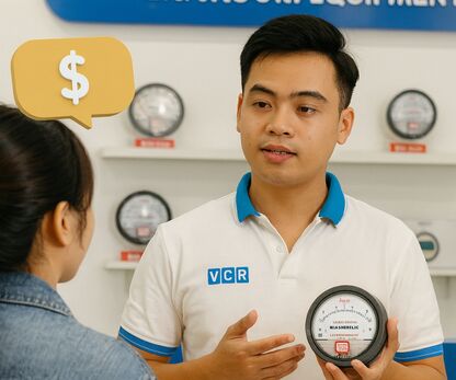Bảng giá mới nhất của Đồng hồ chênh áp dùng trong nhà máy Mỹ phẩm