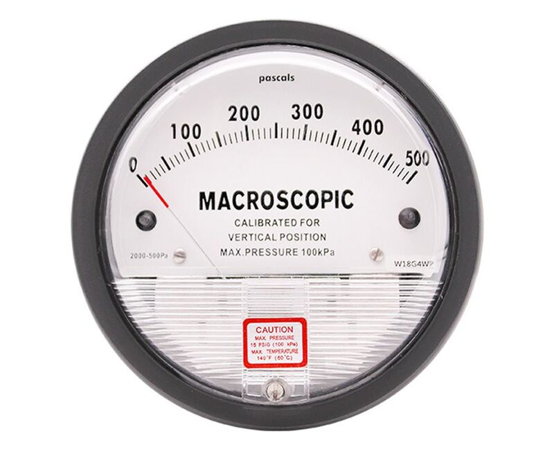Differential Pressure Gauge for Biological Safety Cabinets in Clean Laboratories