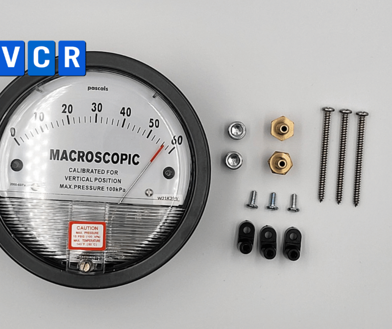Macroscopic 0–60 Pa Differential Pressure Gauge