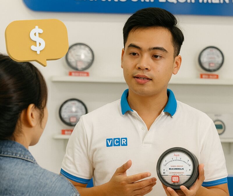 Bảng giá mới nhất của Đồng hồ chênh áp dùng trong nhà máy Mỹ phẩm